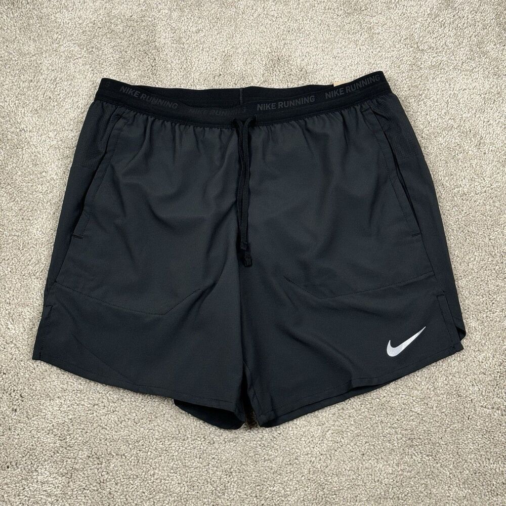 Nike Mens Stride 7” Running Shorts Black Size Small DM4761-010 New Dri-Fit